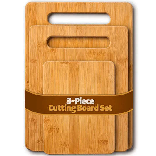 Bamboo Cutting Boards for Kitchen [Set of 3]