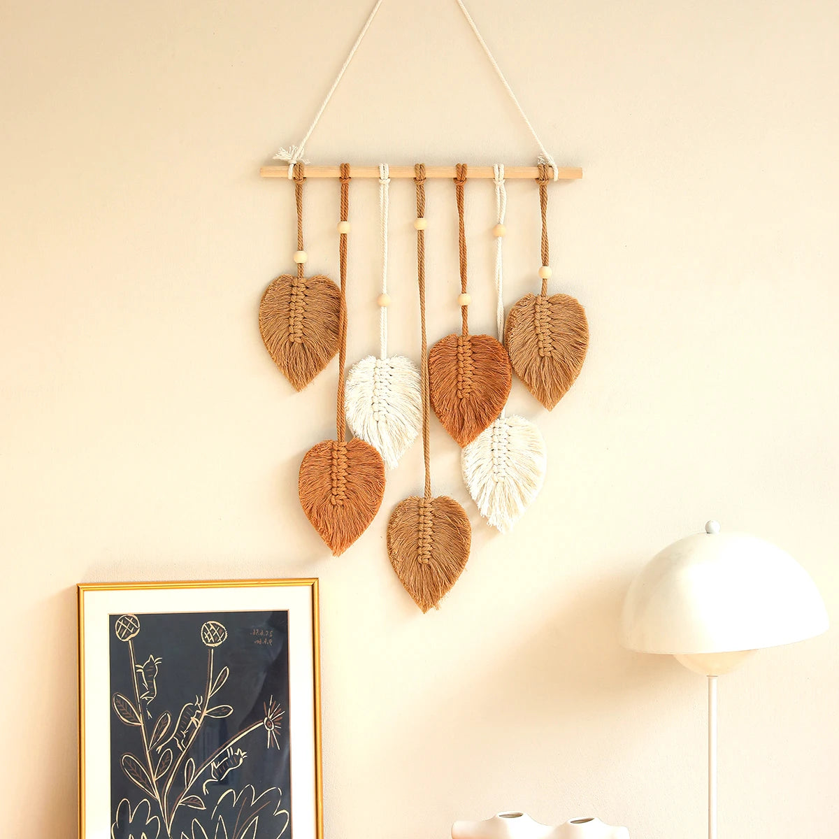 2pcs Bohemian hangings, hand-woven decorations