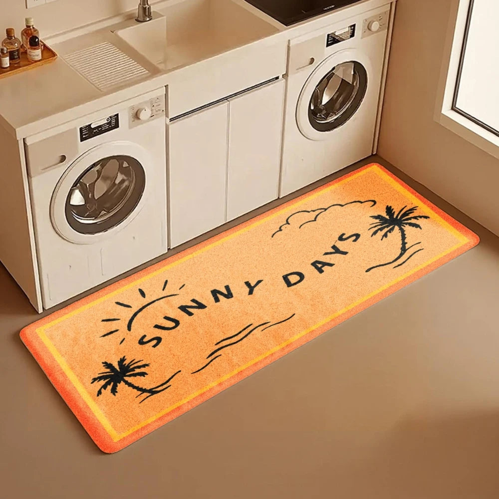 3PCS Kitchen Rugs, Front Door, Kitchen, Bathroom,