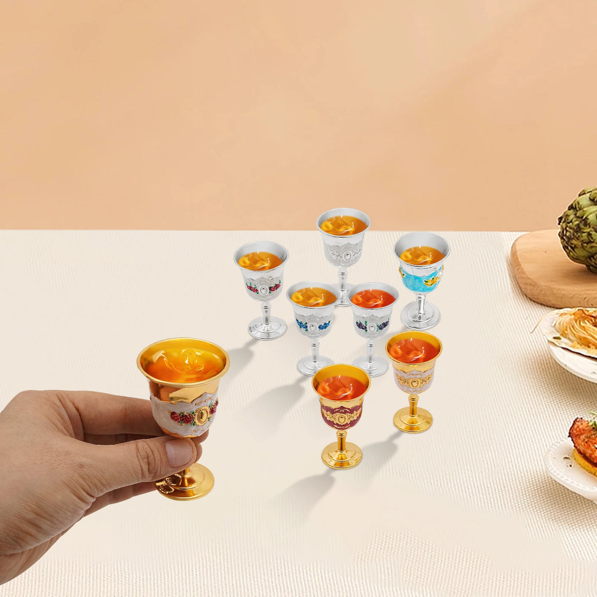 (Clearance Sale!) 8-Piece Wine Goblet Set Shot Glasses