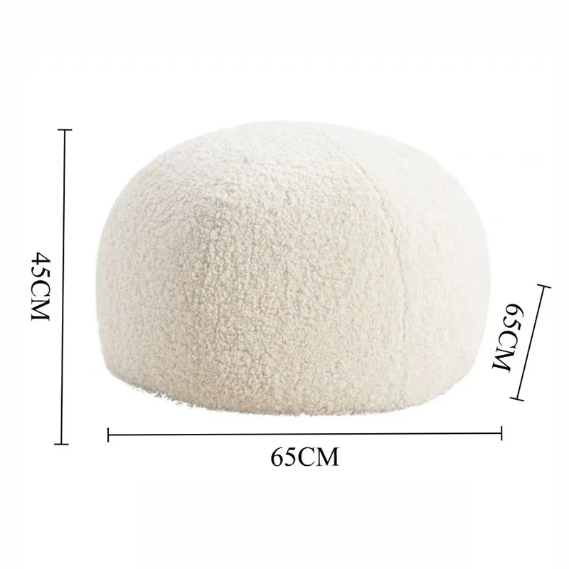 Round Ottomans Puff Pouf Comfortable Lounges