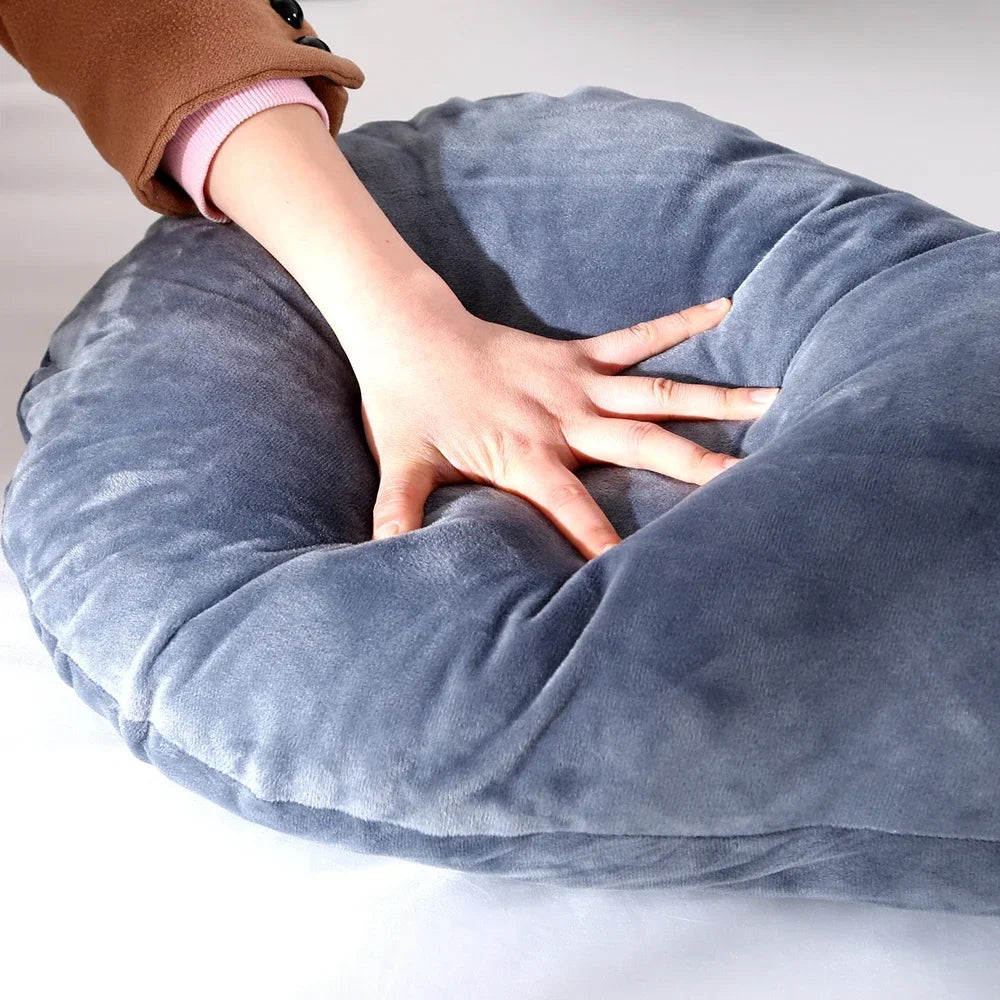 Soft Fleece Pregnant Pillow Multi Function Side Protect Cushion