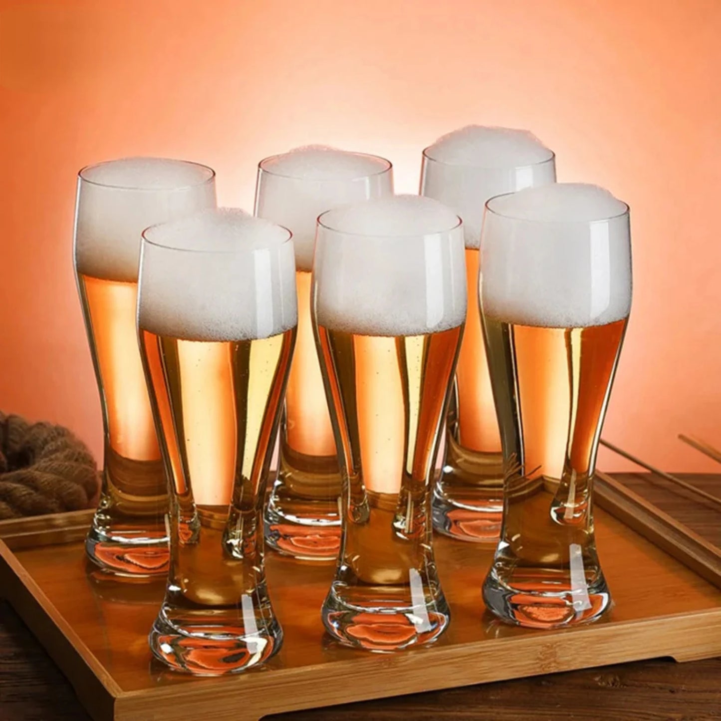 Thickened beer glass with large capacity premium glass