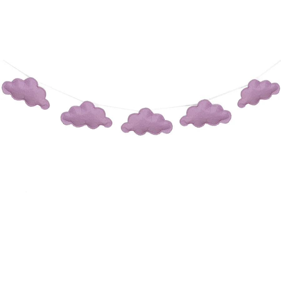 Felt Cloud Garlands String Wall Hanging