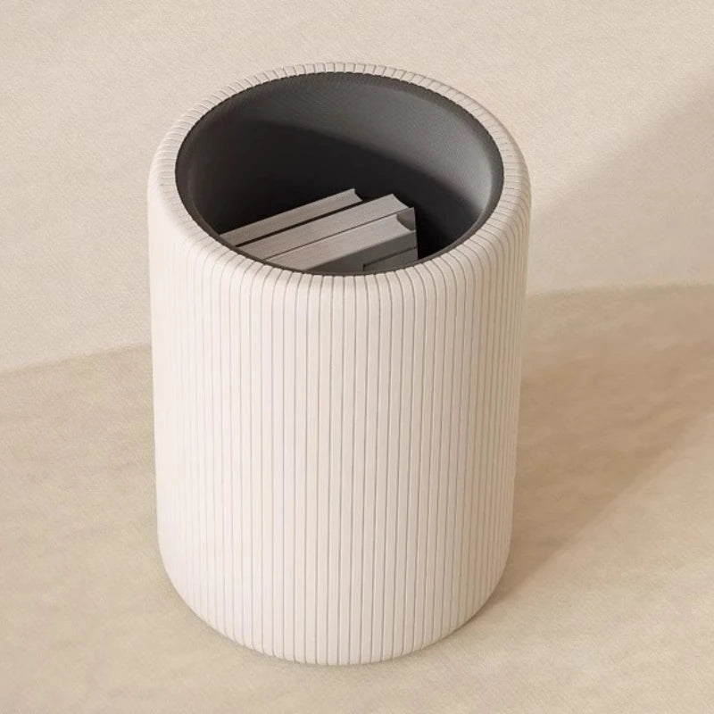 Storage Stool Low Round Modern Makeup Stools
