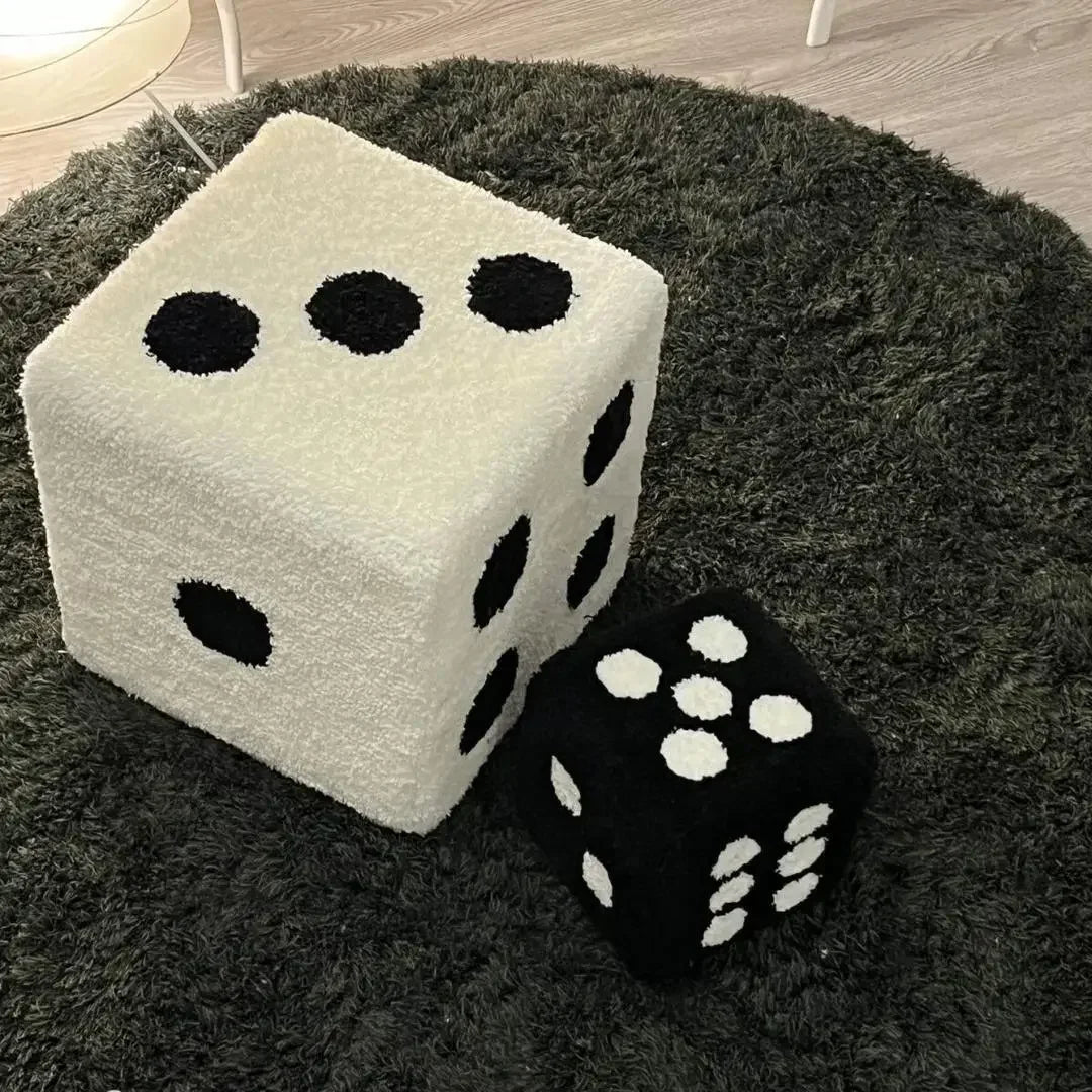 Dice Pouf  Stoo,l Shoe Changing, Low Sitting Pier