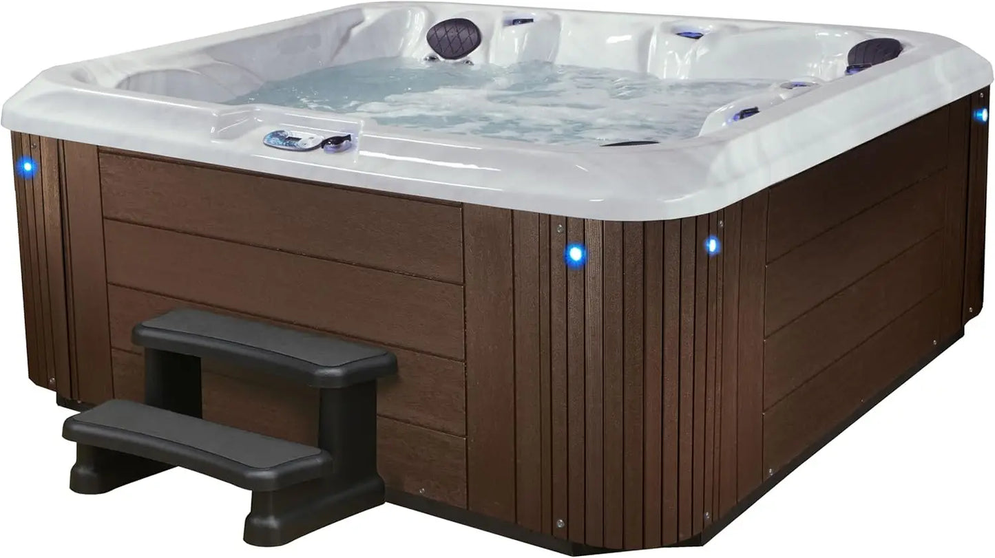 Outdoor Hot Tub, 5-6 Person 81-Jet Acrylic Spas