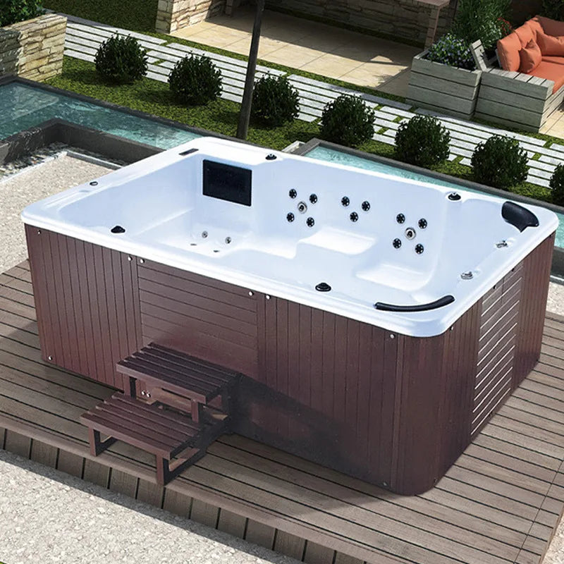 European air jet massage hot spa tub outdoor SPA hot tub