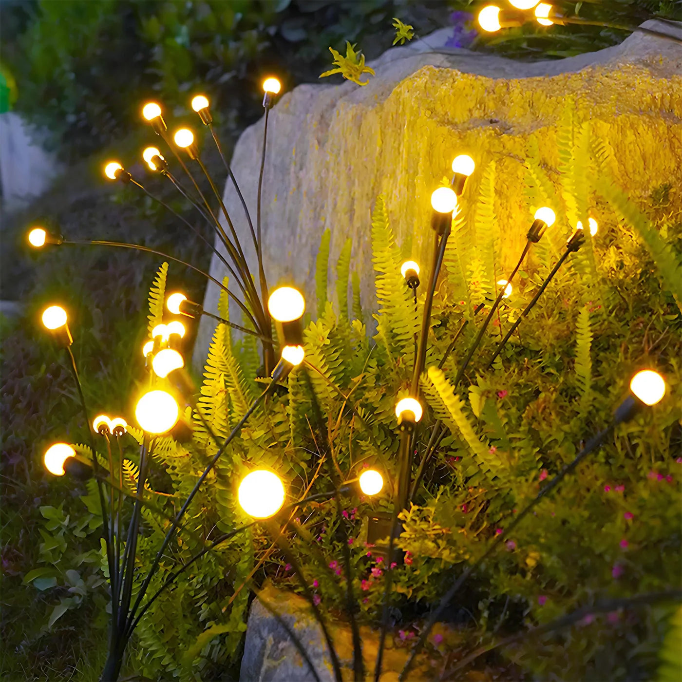 8-Head Solar Firefly Lights LED Solar Outdoor Waterproof  Flexibility