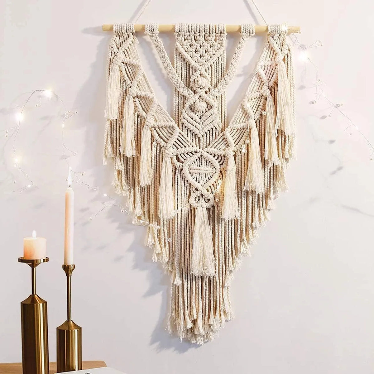 Macrame Wall Hanging Tapestry With Tassel,