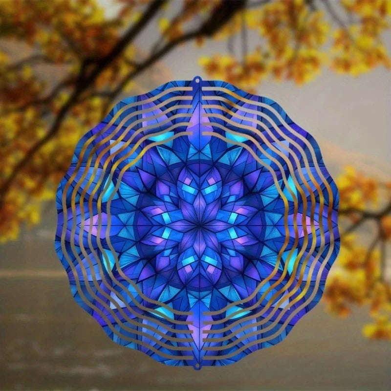 Colorful Kinetic Metal Wind Chime