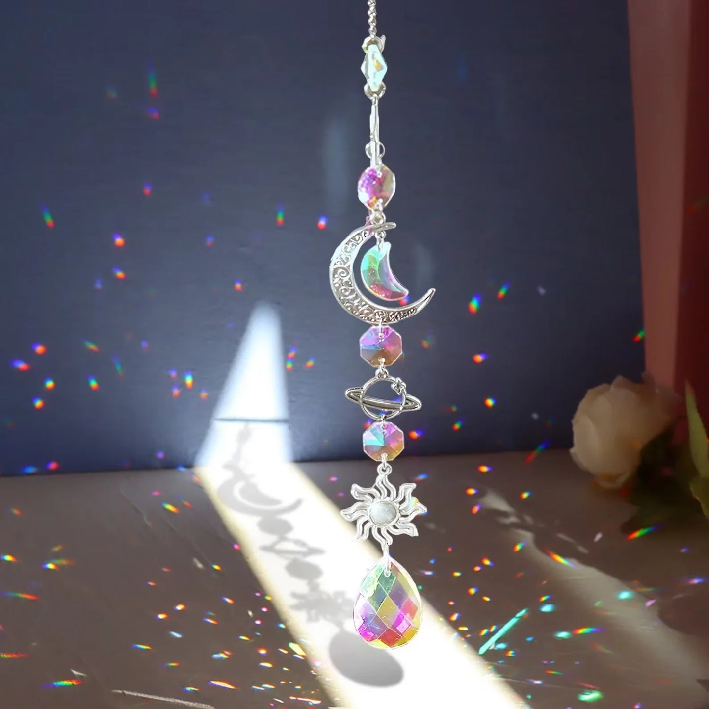 Crystal Wind Chime Rainbow Maker Sun Catcher