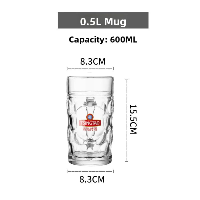 Beer Special Large Size 1000ml Glass Beer Mug