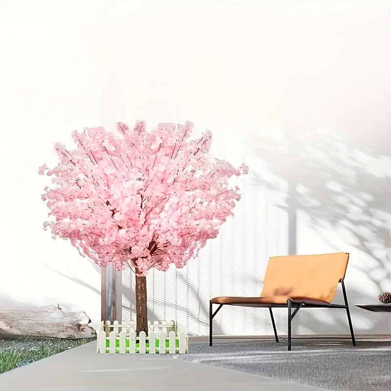 Artificial Cherry Trees Indoor Decor: Pink Tree Outdoor