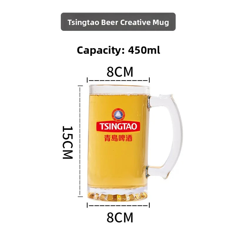 Beer Special Large Size 1000ml Glass Beer Mug
