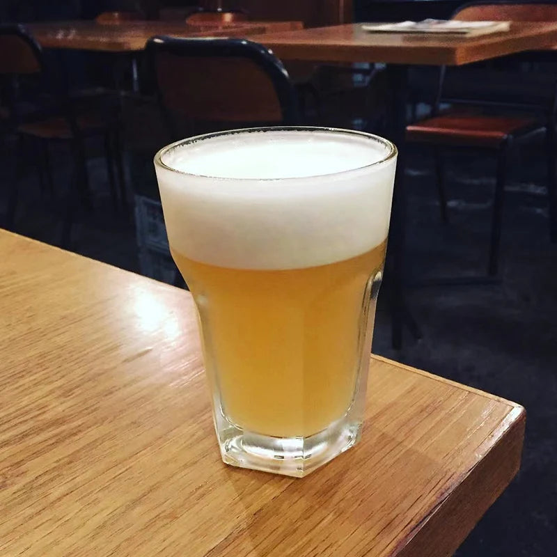 Large Glass Beer Mug Ultra High Capacity Hexagonal Beer Cup