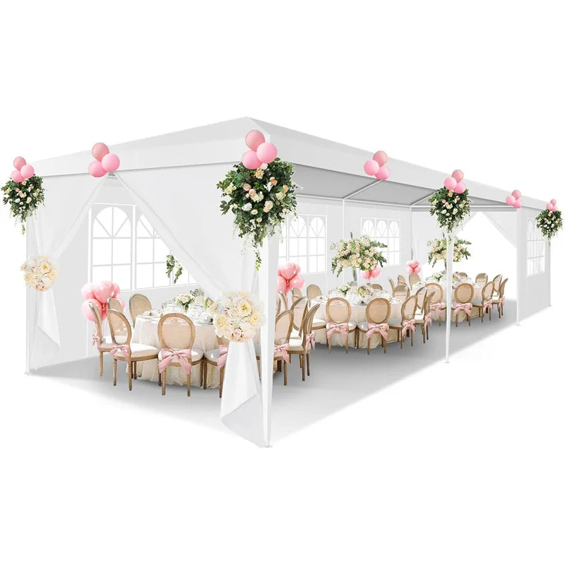 10x10 10x20 10x30ft Party Tent Gazebo Removable Sidewalls | Waterproof