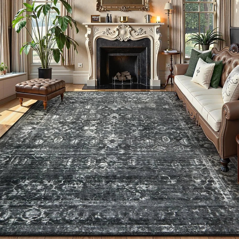 Area Rugs 9x12 Living Room Soft Large Rugs  Non Slip