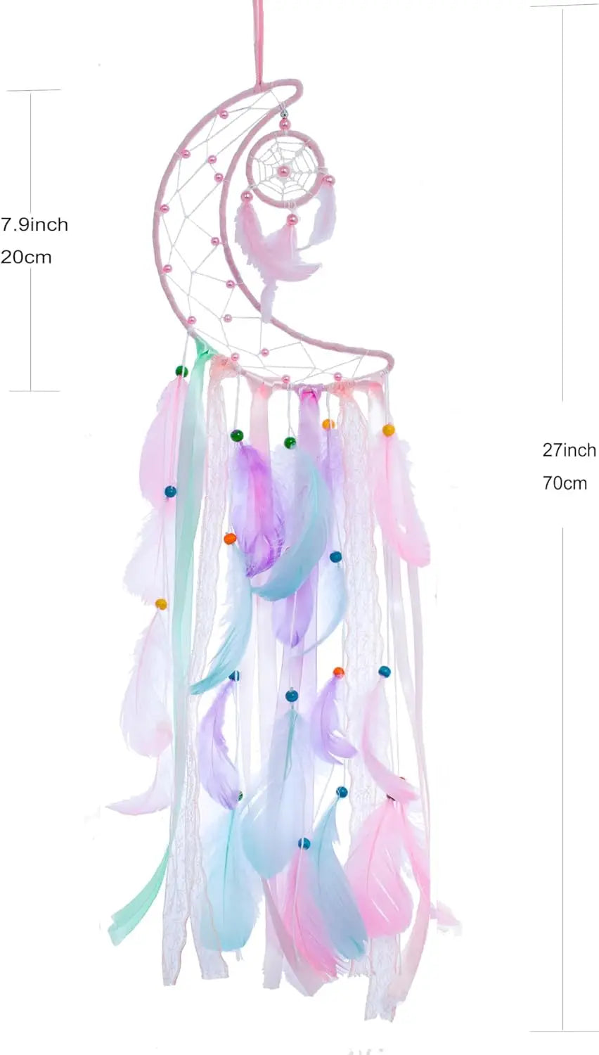3 Pack Pink Star Moon Sun Dream Catcher
