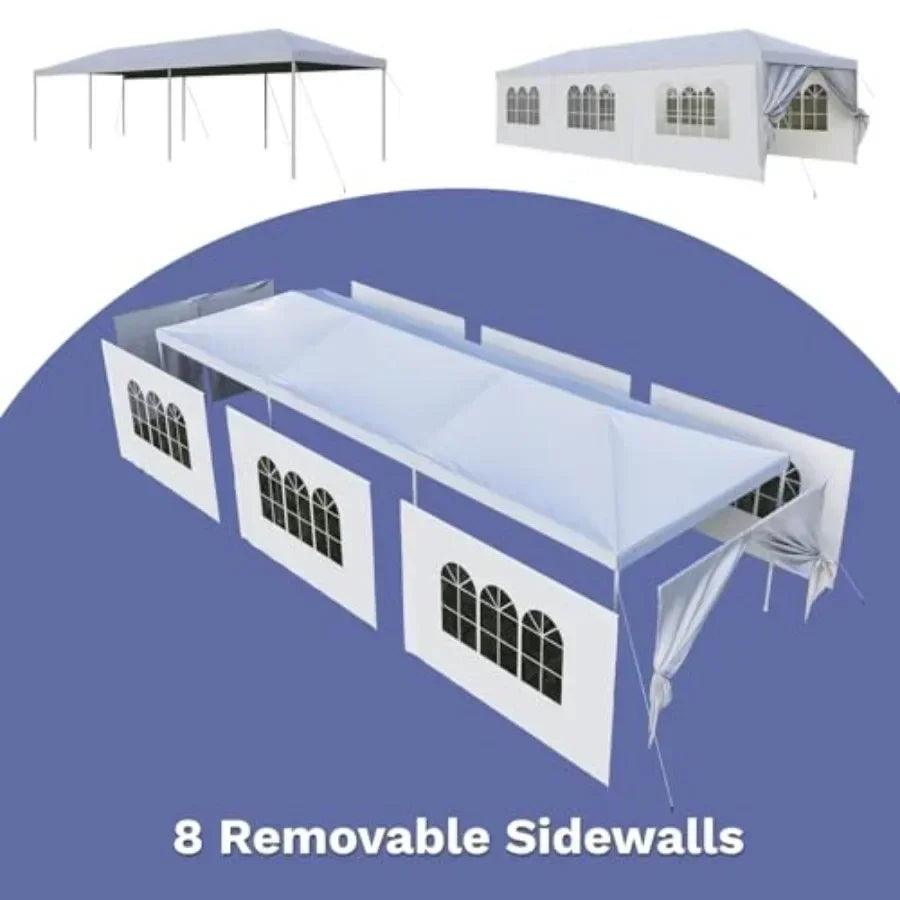 10'x30' Outdoor Heavy Duty  Tent Waterproof Sidewalls