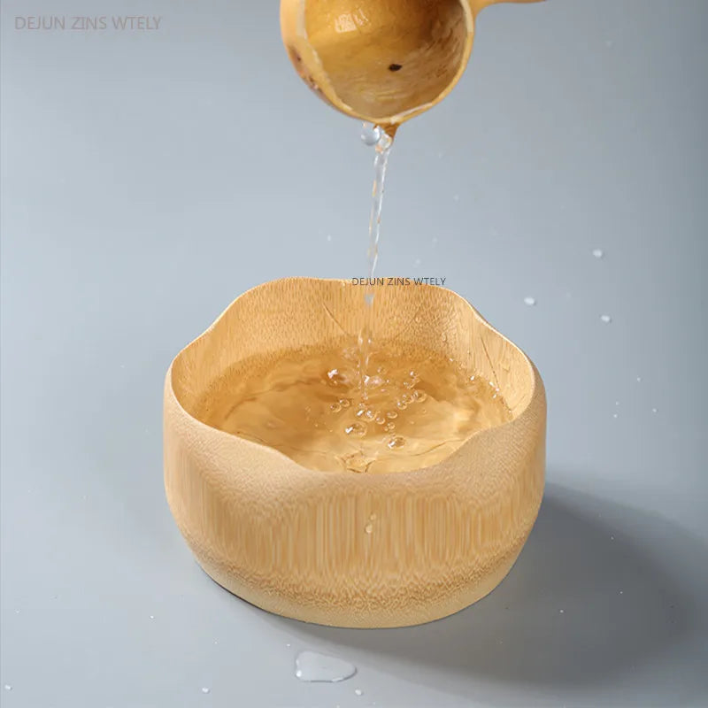 Handcrafted Natural Bamboo Bowl Chinese Teabowl
