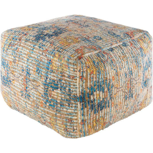 Pouf Ottoman, Rectangle Pouf Foot Rest (14"x20"x20")