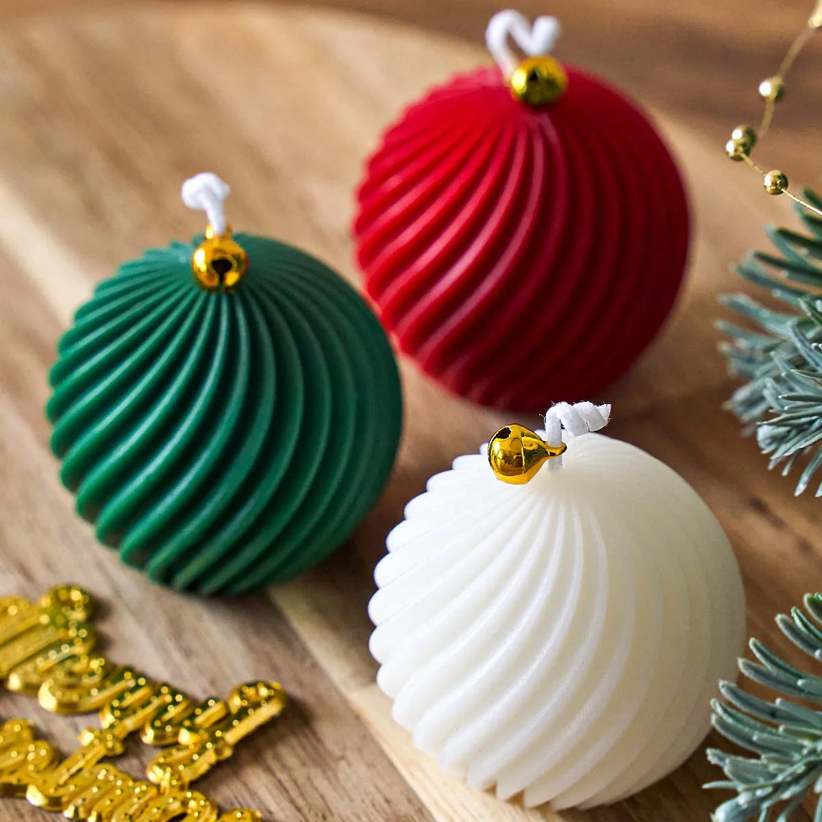 3D Rotate Ball Silicone Candle Mold