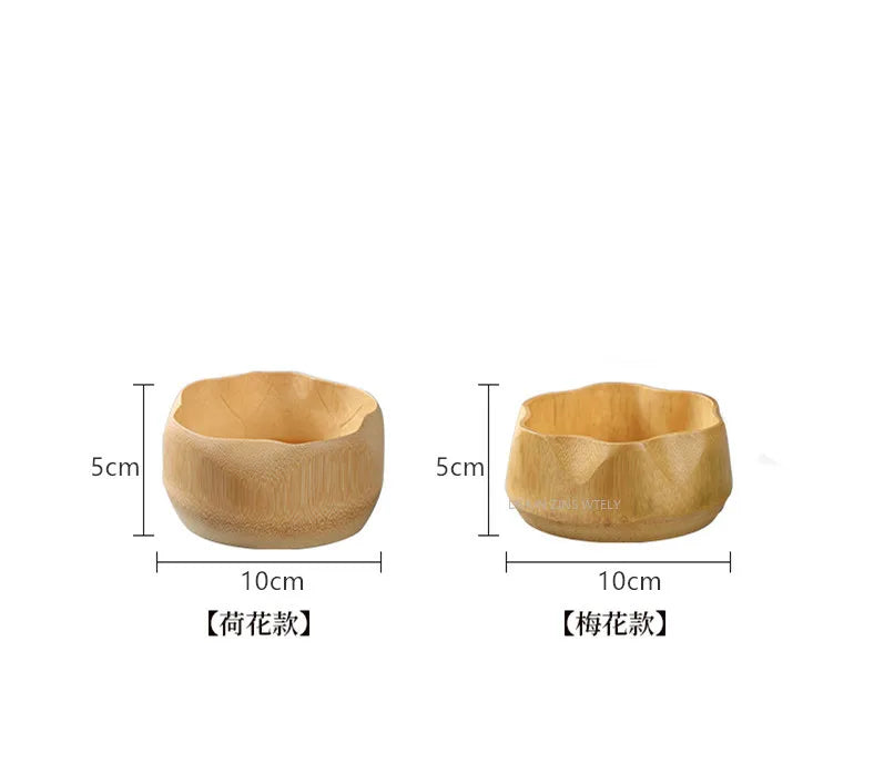 Handcrafted Natural Bamboo Bowl Chinese Teabowl