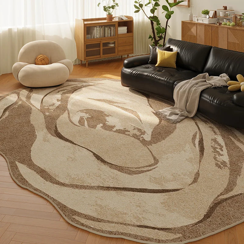 Irregular Shapes Rugs Thick Anti-slip Fluffy