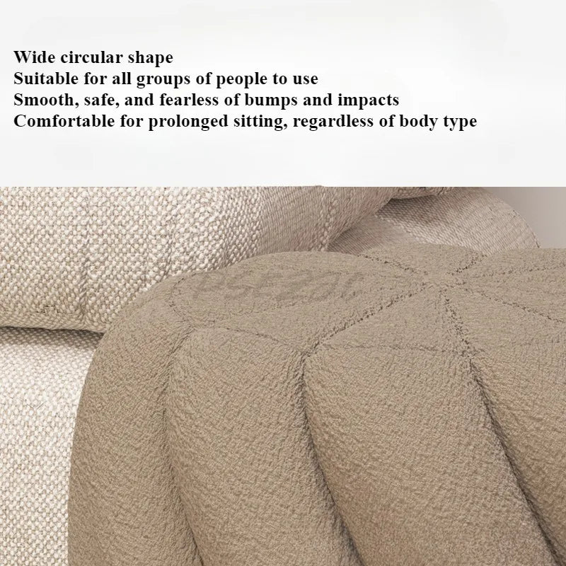 Lamb Wool Makeup Stool Chair Circular Specific Stool
