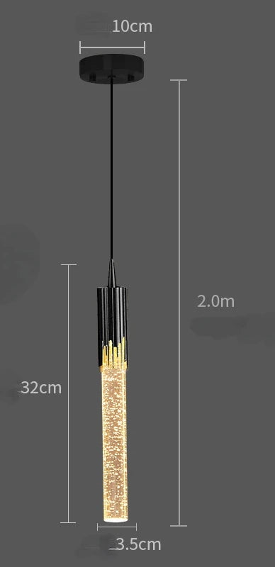 Modern Creative Lighting Crystal Led Pendant Lamp Chandelier