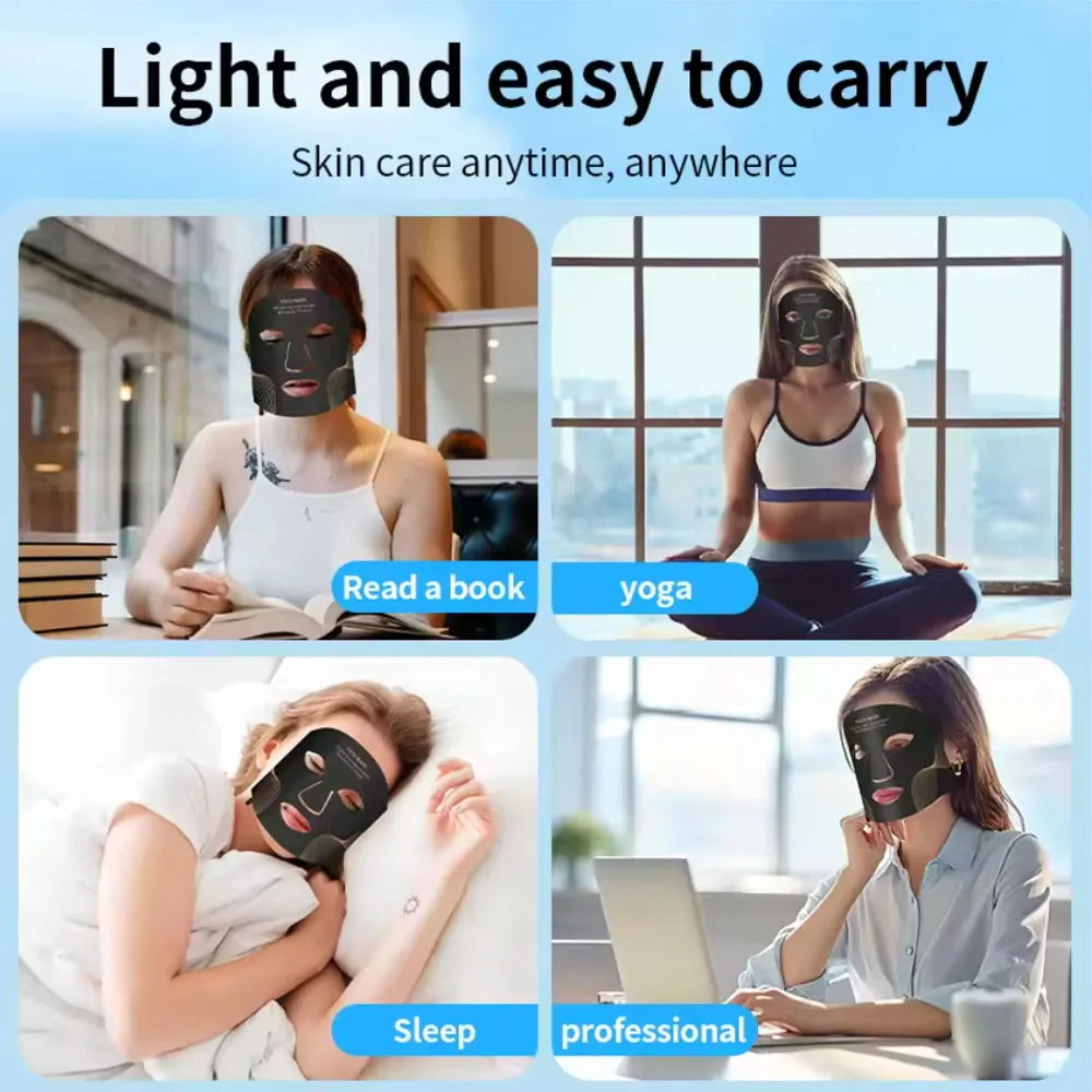 Red Light therapy Mask 460nm 660nm 850nm LED