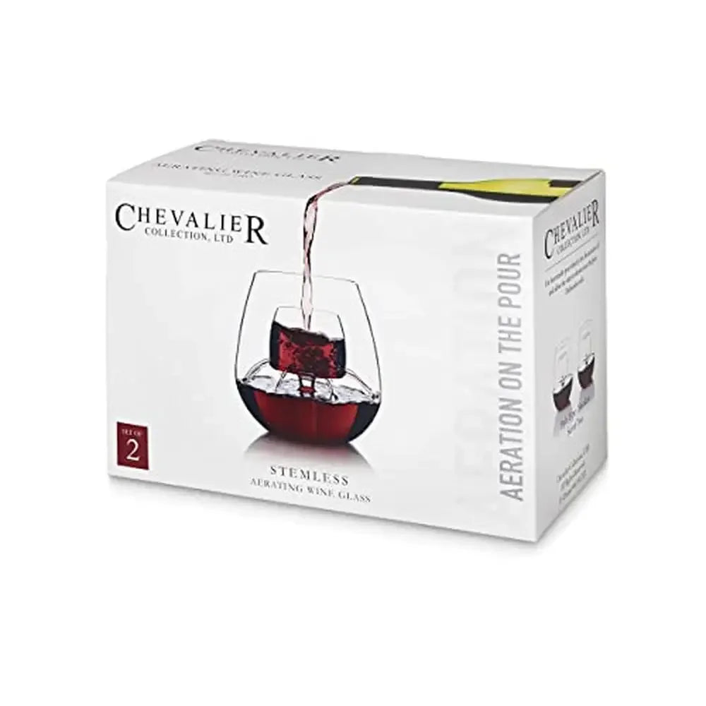 Stemless Aerating Wine Glasses Set of 2