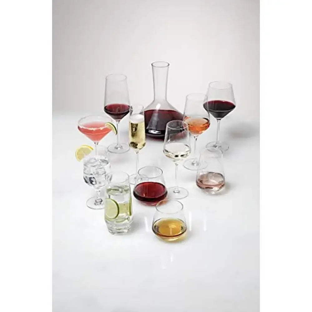 Crystal Stemless Wine Glasses 17.1oz Set of 6