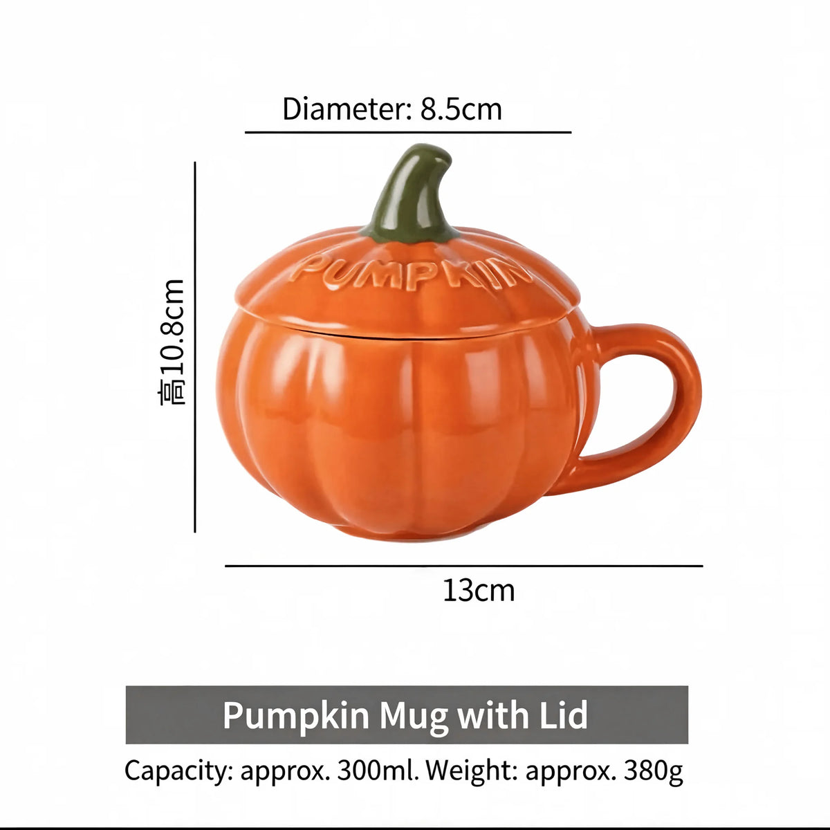 1PC Pumpkin Ceramic Coffee Mug Tea Cup,