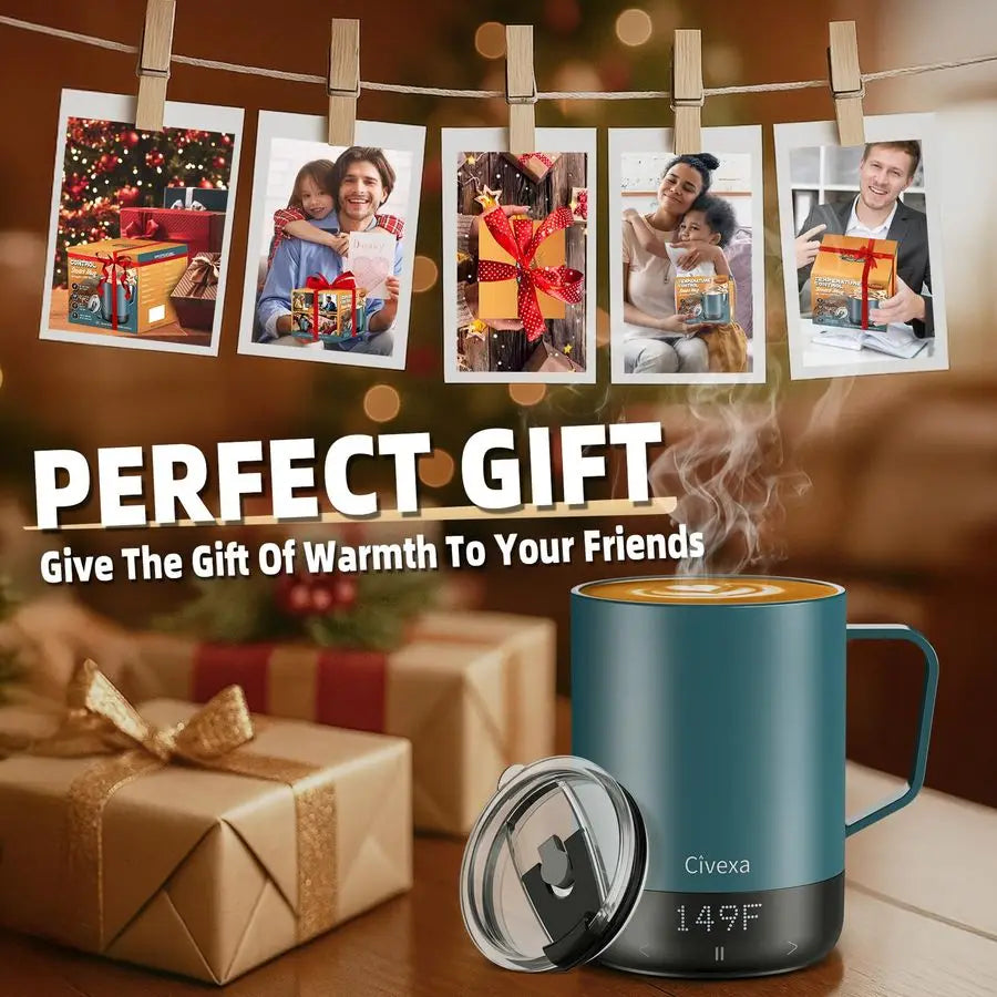 Charging Rechargeable Self Heating Coffee Mug,  14Oz