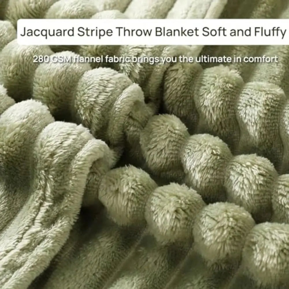 Throw Blanket For Couch Bed Sofa 280GSM Super Soft Lightweight