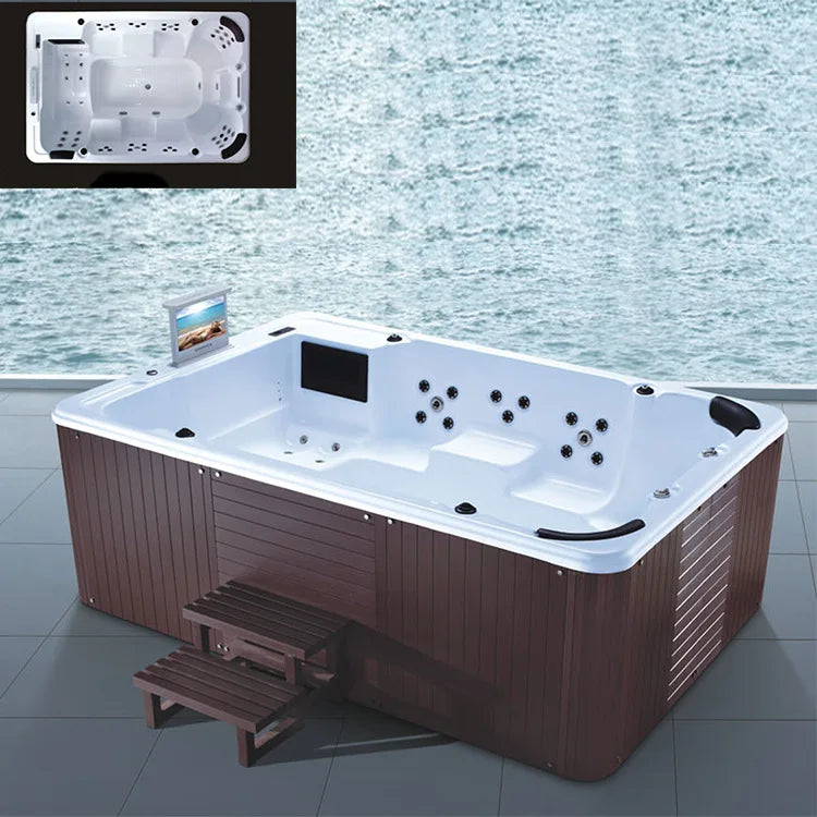 European air jet massage hot spa tub outdoor SPA hot tub