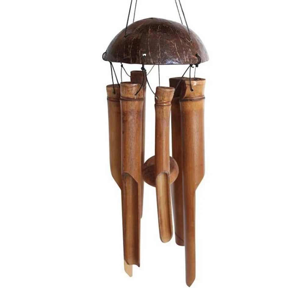 Bamboo Coconut Wind Chime Handmade