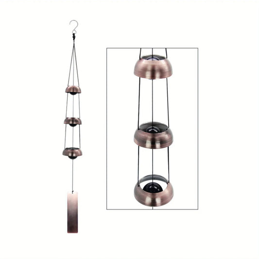 1pc Red Copper Temple Wind Chime