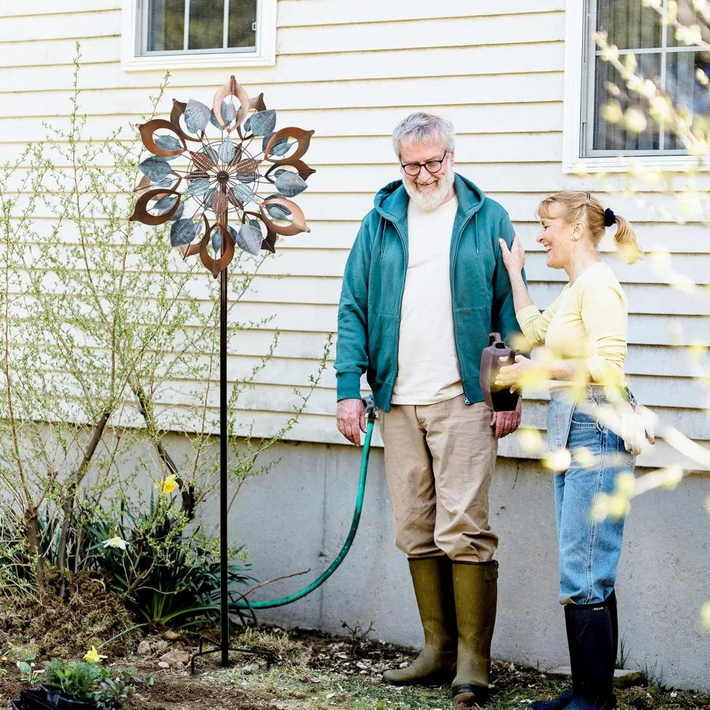 Wind Spinners, Metal Large Wind Spinner & Sculptures 84"