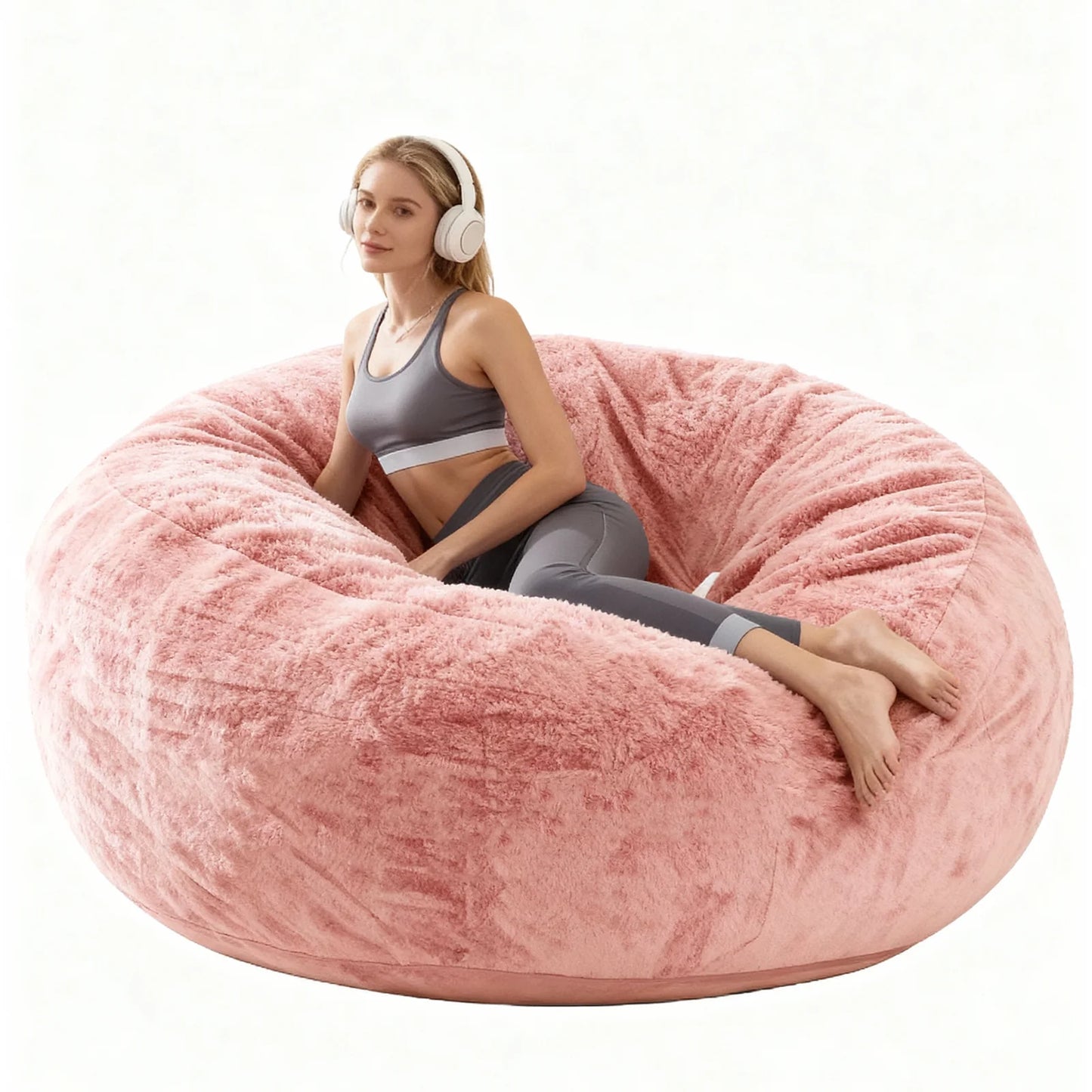 120CM×120CM×60CM, adult beanbag chair  memory foam chair,