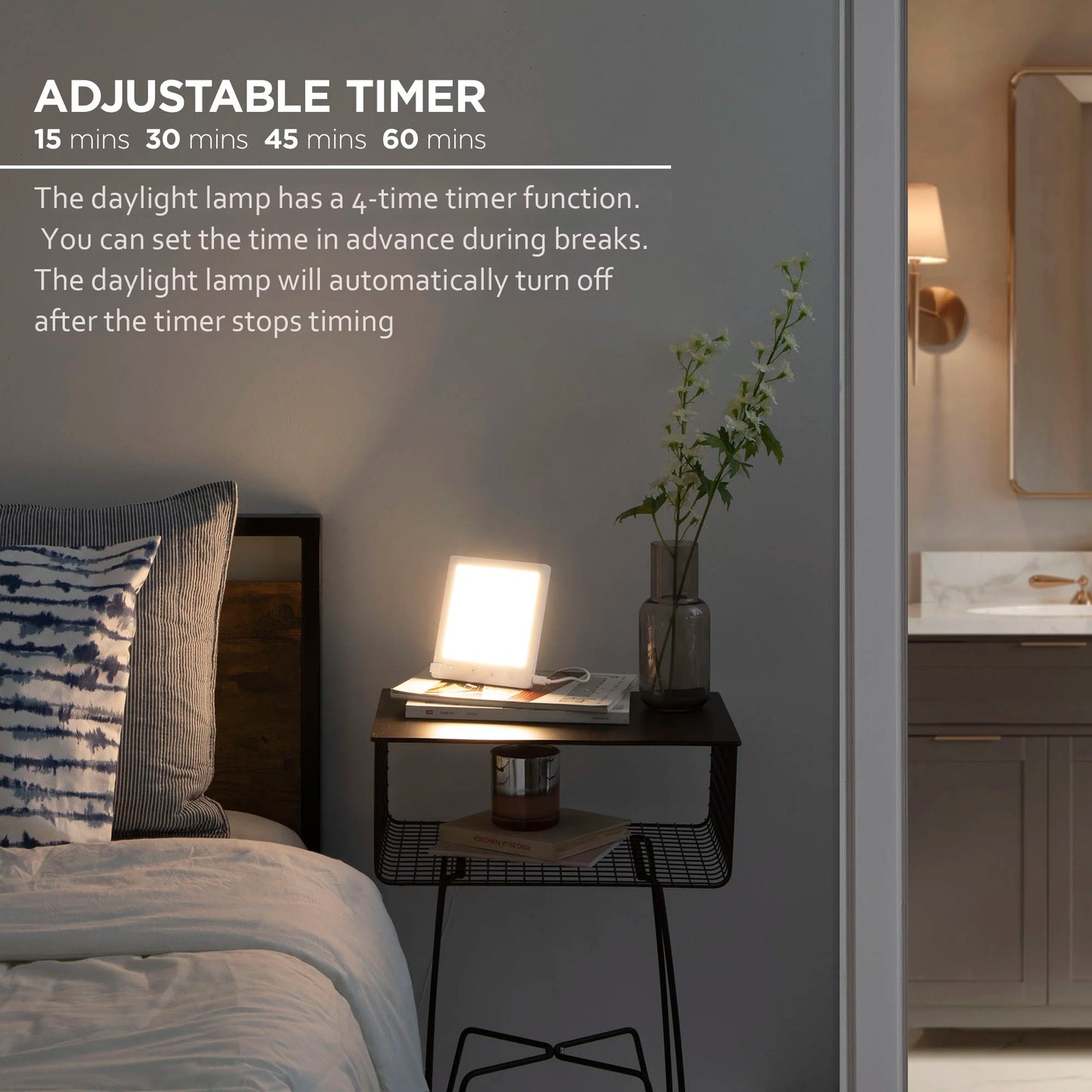 SAD lamp, full-spectrum fluorescent lamp