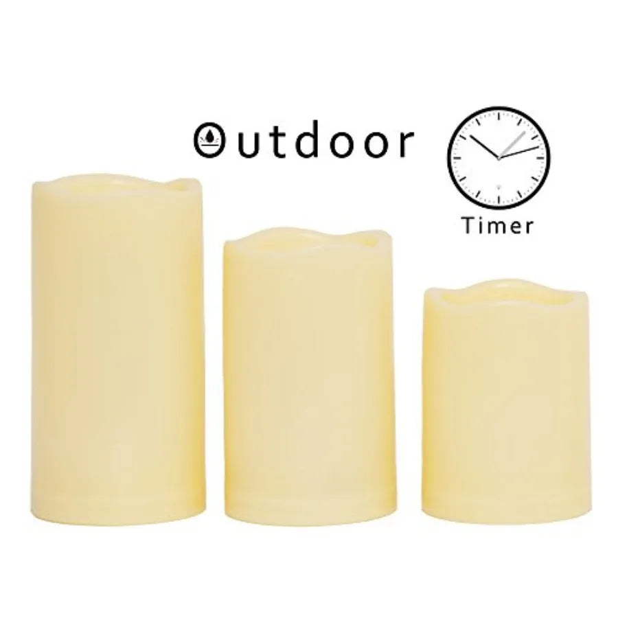 Waterproof Outdoor Battery Operated Flameless Candles