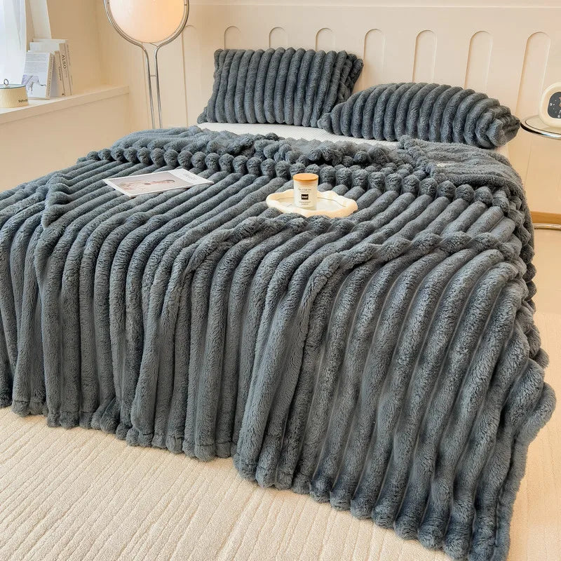 Soft Flannel Blanket Multiple Sizes Available Machine Washable