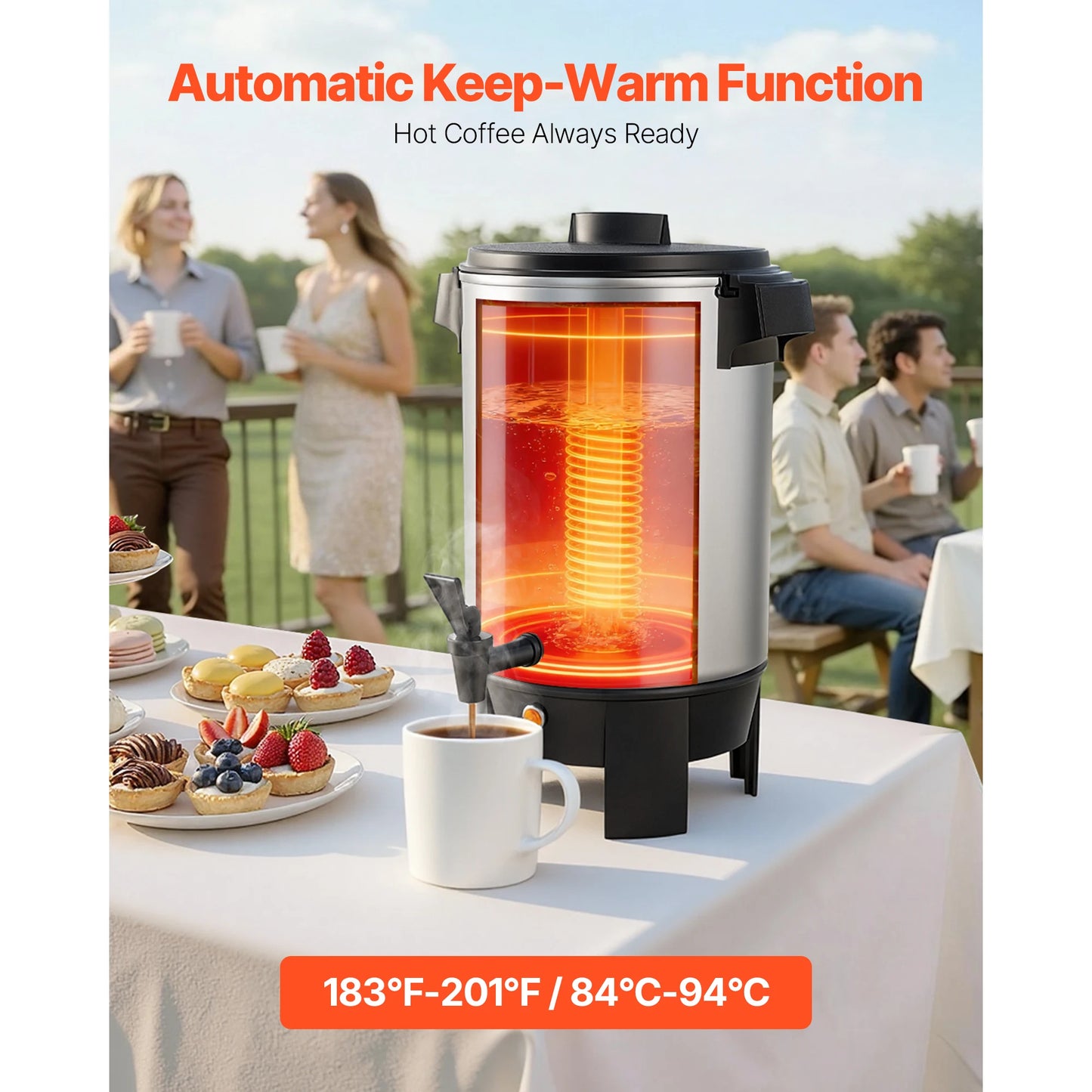 SucceBuy Commercial Coffee Urn