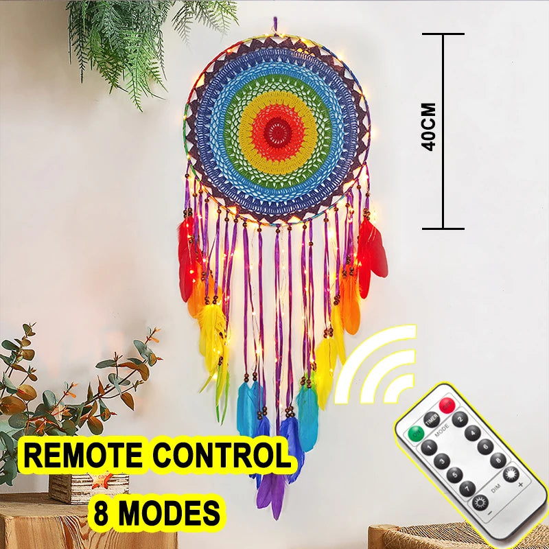 big dream catcher hanging/light decoration