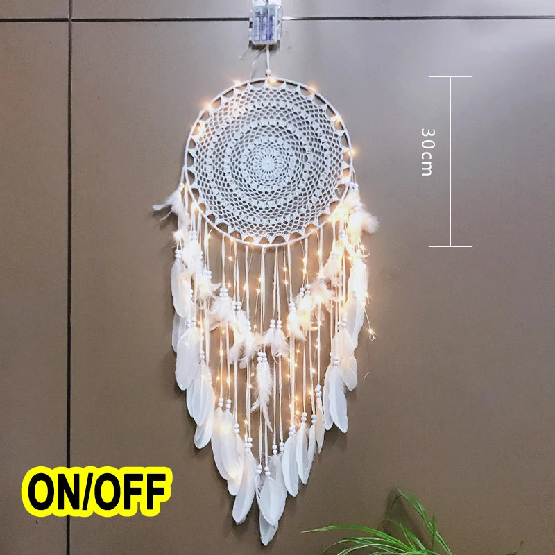big dream catcher hanging/light decoration