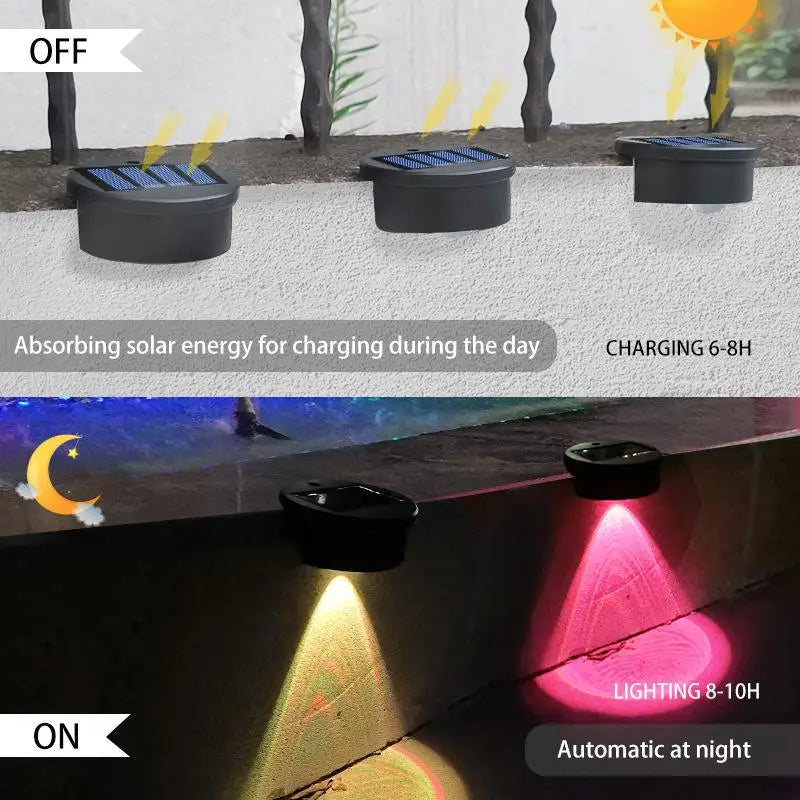 Solar LED Lights Outdoor Garden Light Deck