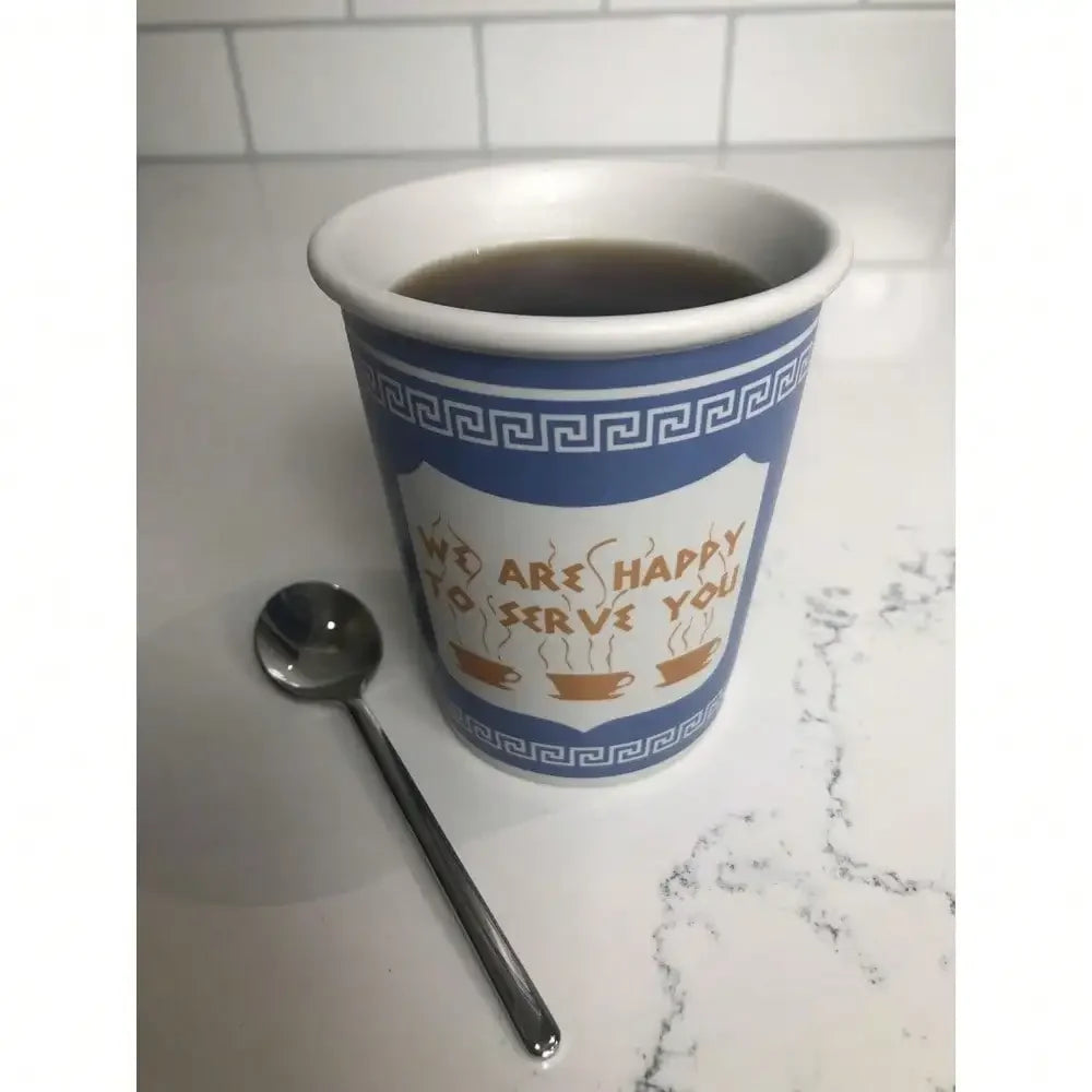 1pc 10 Oz Ceramic Coffee Cup, Retro Iconic NYC Coffee Mug